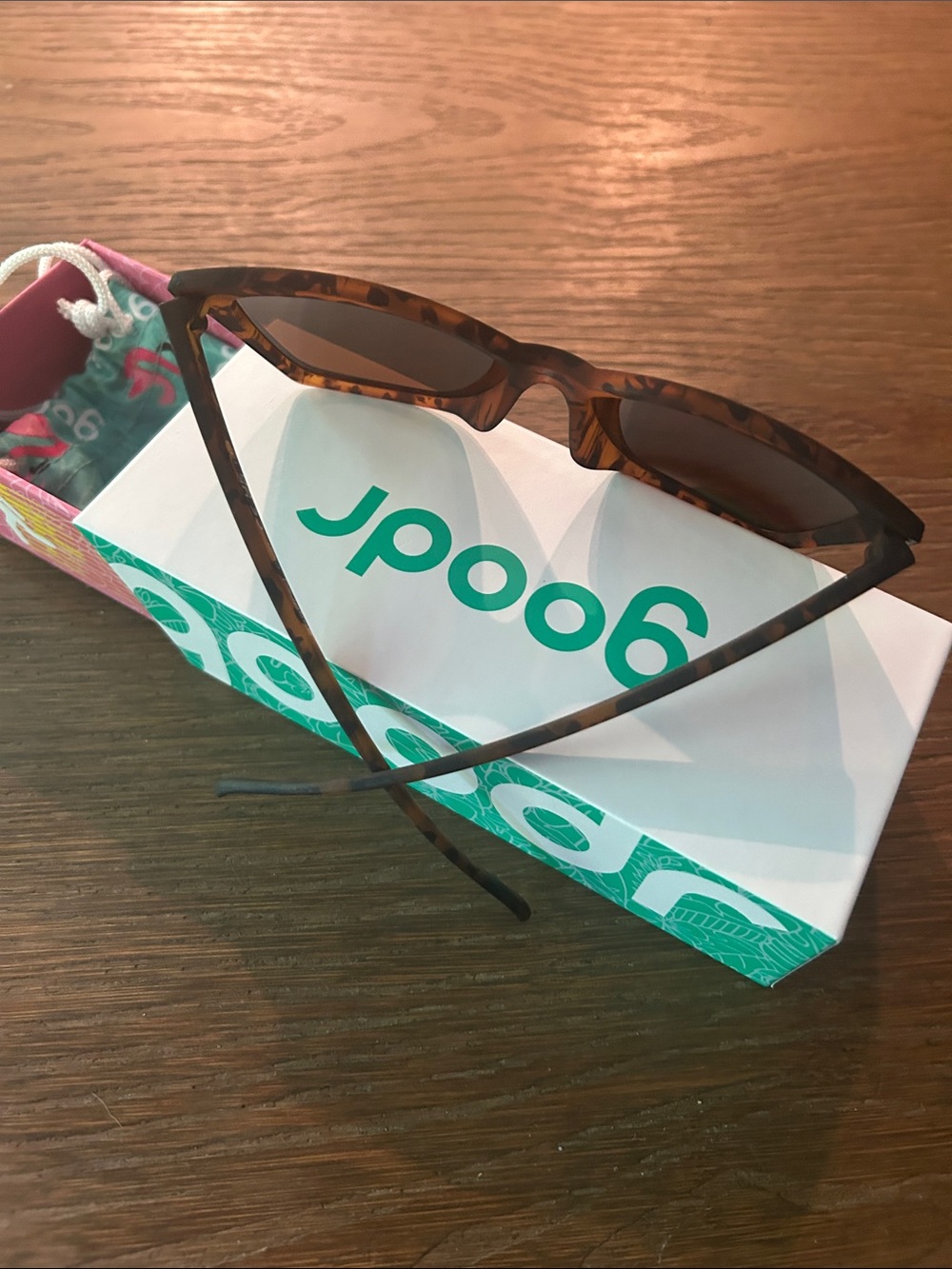goodr Tortoiseshell Pop G Sunglasses - Brown Lenses - Picture 2 of 12